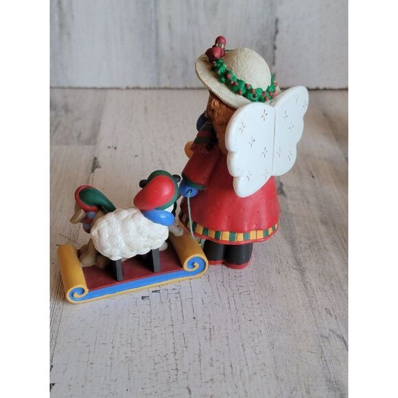 Midwest Cannon Falls simple Delights Joy of season Angel play dog sled Xmas - Picture 7 of 9